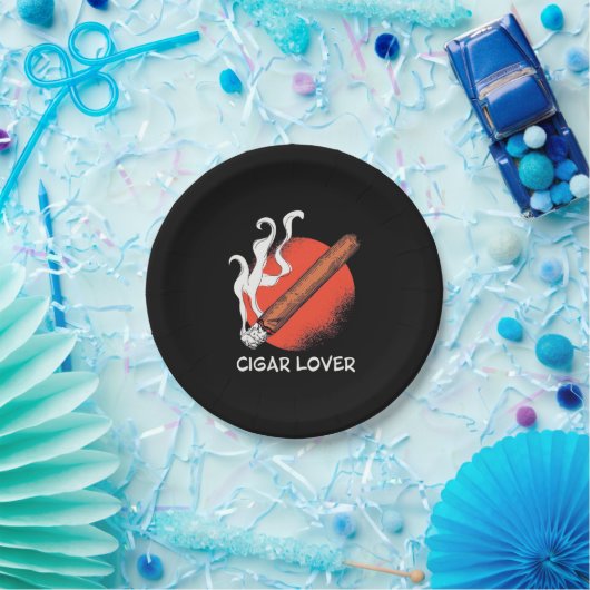 Cigar Lover Papieren Bordje (Feest)
