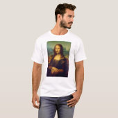 Cigar Lover Smoker Mona Lisa Roken Grapny Art T-shirt (Voorkant volledig)