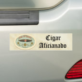 Cigar Lovers King of Smoke Bumpersticker (Op auto)