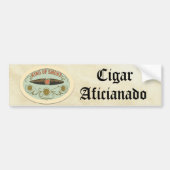 Cigar Lovers King of Smoke Bumpersticker (Voorkant)