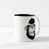 Cigar Monkey Tweekleurige Koffiemok (Voorkant rechts)