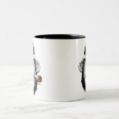 Cigar Monkey Tweekleurige Koffiemok (Center)