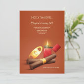 Cigar Party Kaart (Staand voorkant)