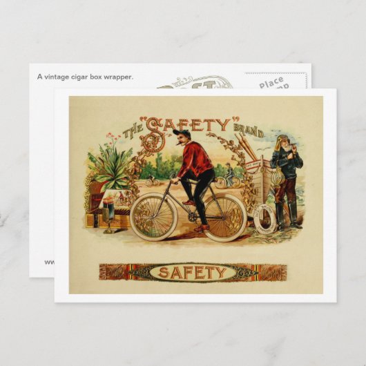 Cigar Post Card Briefkaart (Voorkant / Achterkant)