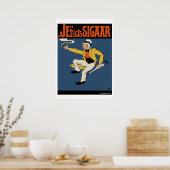 Cigar Poster/Afdruk: de 2 1/2 cent-kaart Poster (Keuken)