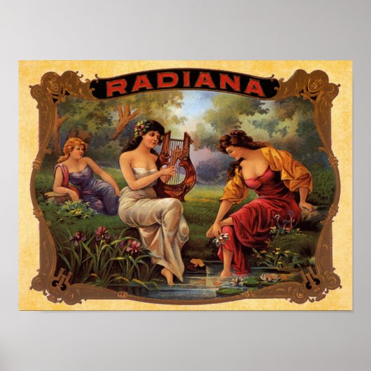 Cigar Radiana Roken Poster (Voorkant)