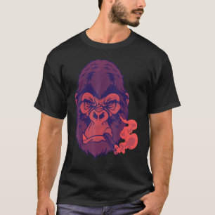 Cigar-roken betekent dat er Cherry Gorilla voor jo T-shirt