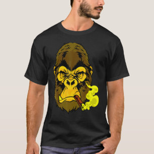 Cigar-roken betekent dat er geelbruin uitziet voor t-shirt