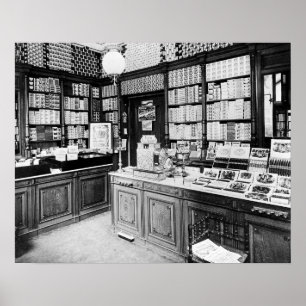 Cigar Shop, 1895.  foto Poster