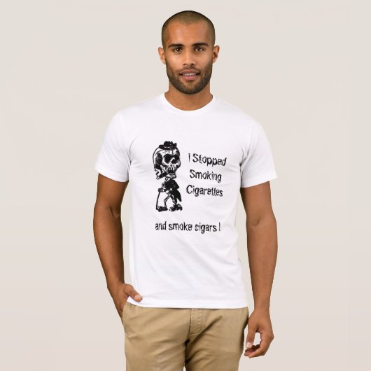 Cigar Skeleton T-shirt (Voorkant volledig)