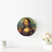 Cigar Smoker Mona Lisa Smoking Puffing Ronde Klok (Huis)