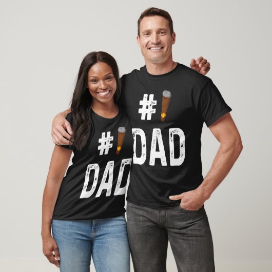 Cigar Smoker Roken Nummer 1 Pap T-shirt (Unisex)