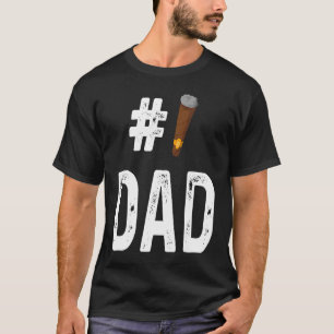 Cigar Smoker Roken Nummer 1 Pap T-shirt