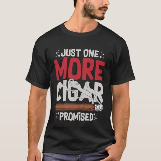 Cigar Smoker Smoking Quotes T-shirt (Voorkant)