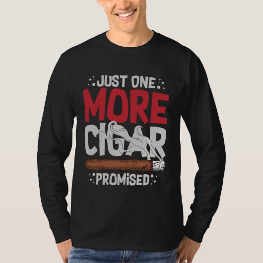 Cigar Smoker Smoking Quotes T-shirt (Voorkant)