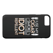 Cigar Smoker Use Cigar as Idiot Repellent Case-Mate iPhone Case (Achterkant (Horizontaal))