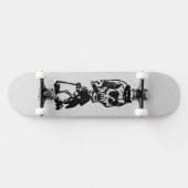 Cigar Smoking Cowboy Skeleton Schaats Board Persoonlijk Skateboard (Horizontaal)