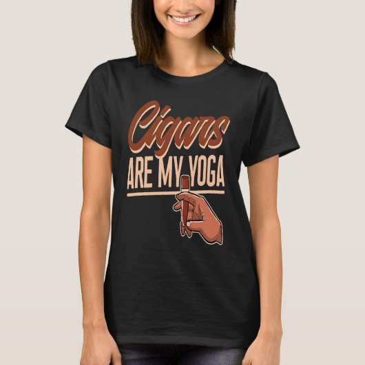 Cigar Smoking Cuban Cigar T-shirt (Voorkant)
