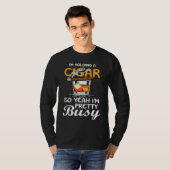 Cigar Smoking Father Great T-shirt (Voorkant volledig)