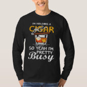 Cigar Smoking Father Great T-shirt (Voorkant)