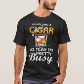 Cigar Smoking Father Great T-shirt (Voorkant)