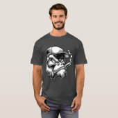Cigar Smoking Gorilla Silverback Monkey Ape Gift T-shirt (Voorkant volledig)