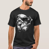 Cigar Smoking Gorilla Silverback Monkey Ape Gift T-shirt (Voorkant)