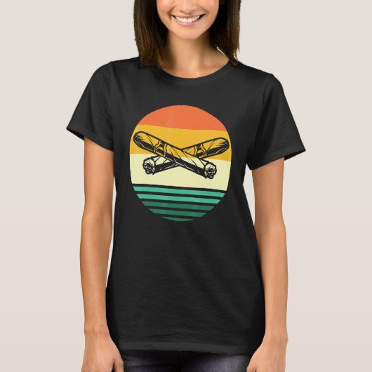 Cigar Smoking Retro Cigars T-shirt (Voorkant)