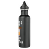 Cigar Smoking Smoking Whiskey Drink papaverT-shirt Waterfles (Rechts)