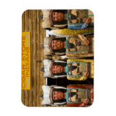 Cigar Store Indiase standbeelden Magneet (Verticaal)