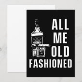 Cigar Whiskey Bourbon Smoke Humidor Tobacco Gift Kaart (Voorkant / Achterkant)