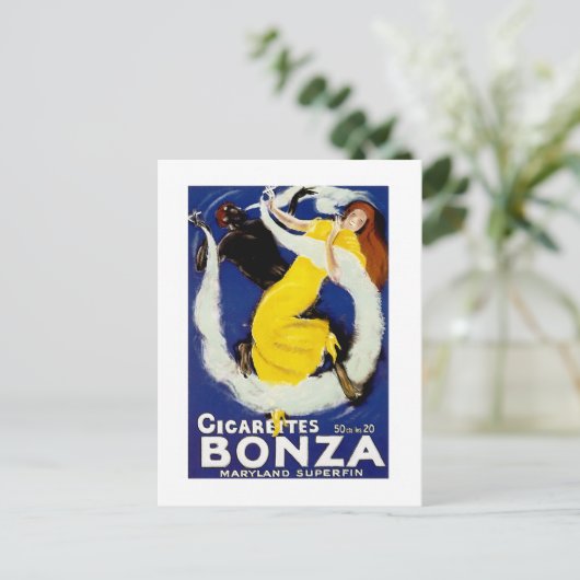 Cigaretes Bonza Briefkaart (Staand voorkant)