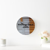 Cigaretes Funny Smokers Achtergrond Ronde Klok (Huis)