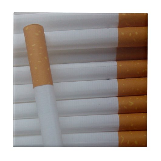Cigaretes Funny Smokers Achtergrond Tegeltje (Voorkant)