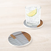 Cigaretes Funny Smokers Achtergrond Zandsteen Onderzetter (Zijkant)