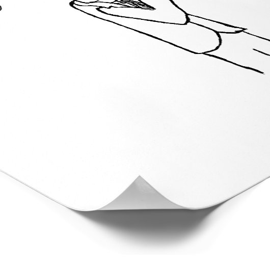 Cigarette Burn Victim Poster (Hoek)