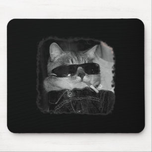 Cigarette Kitten Bende Kat Roken Sigaret Grappig Muismat