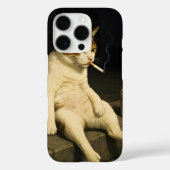 Cigarette Kitten Funny Smoking Cat Gen Z Meme Case-Mate iPhone Case (Achterkant)