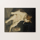 Cigarette Kitten Funny Smoking Cat Gen Z Meme Legpuzzel (Horizontaal)