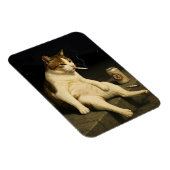 Cigarette Kitten Funny Smoking Cat Gen Z Meme Magneet (Rechterzijde)