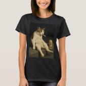 Cigarette Kitten Funny Smoking Cat Gen Z Meme T-shirt (Voorkant)