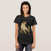 Cigarette Kitten Funny Smoking Cat Gen Z Meme T-shirt (Voorkant volledig)
