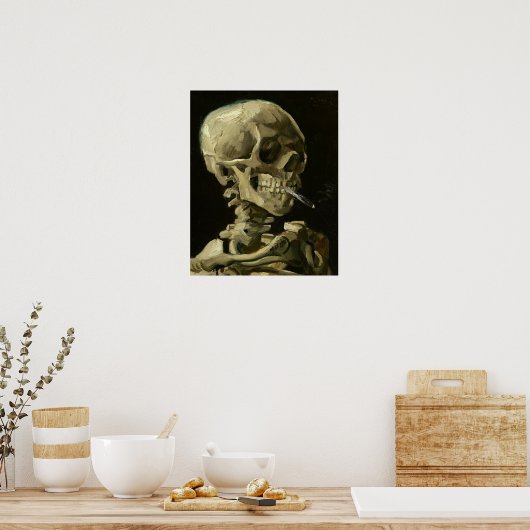 Cigarette met Van Gogh Poster (Keuken)