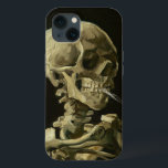 Cigarette Van Gogh Case-Mate iPhone Case<br><div class="desc">Van Gogh&#39;s Expressionistische schilderijen: schedel met het verbranden schilderen van het Canvas van het Sigarette</div>