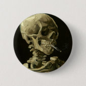 Cigarette van Van Gogh Ronde Button 5,7 Cm (Voorkant)