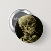 Cigarette van Van Gogh Ronde Button 5,7 Cm (Voorkant /achterkant)