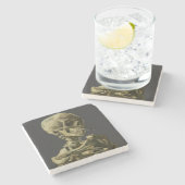 Cigarette van Van Gogh Stenen Onderzetter (Zijkant)