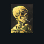 Cigarette van Vincent van Gogh Canvas Afdruk<br><div class="desc">De schedel met Burning Cigarette van Vincent van Gogh is een fijne kunstpost van impressionisme, die nog steeds het leven schildert. Een portret van het roken van het menselijk skelet. Geweldig afbeelding voor antirookproducten. Roken doodt elk jaar 1.000 mensen, helpt iemand om vandaag met roken te stoppen. Geweldig afbeelding voor...</div>