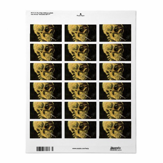 Cigarette van Vincent van Gogh Etiket (Full Sheet)