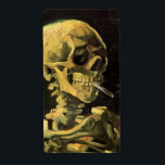 Cigarette van Vincent van Gogh Etiket<br><div class="desc">De schedel met Burning Cigarette van Vincent van Gogh is een fijne kunstpost van impressionisme, die nog steeds het leven schildert. Een portret van het roken van het menselijk skelet. Geweldig afbeelding voor antirookproducten. Roken doodt elk jaar 1.000 mensen, helpt iemand om vandaag met roken te stoppen. Geweldig afbeelding voor...</div>